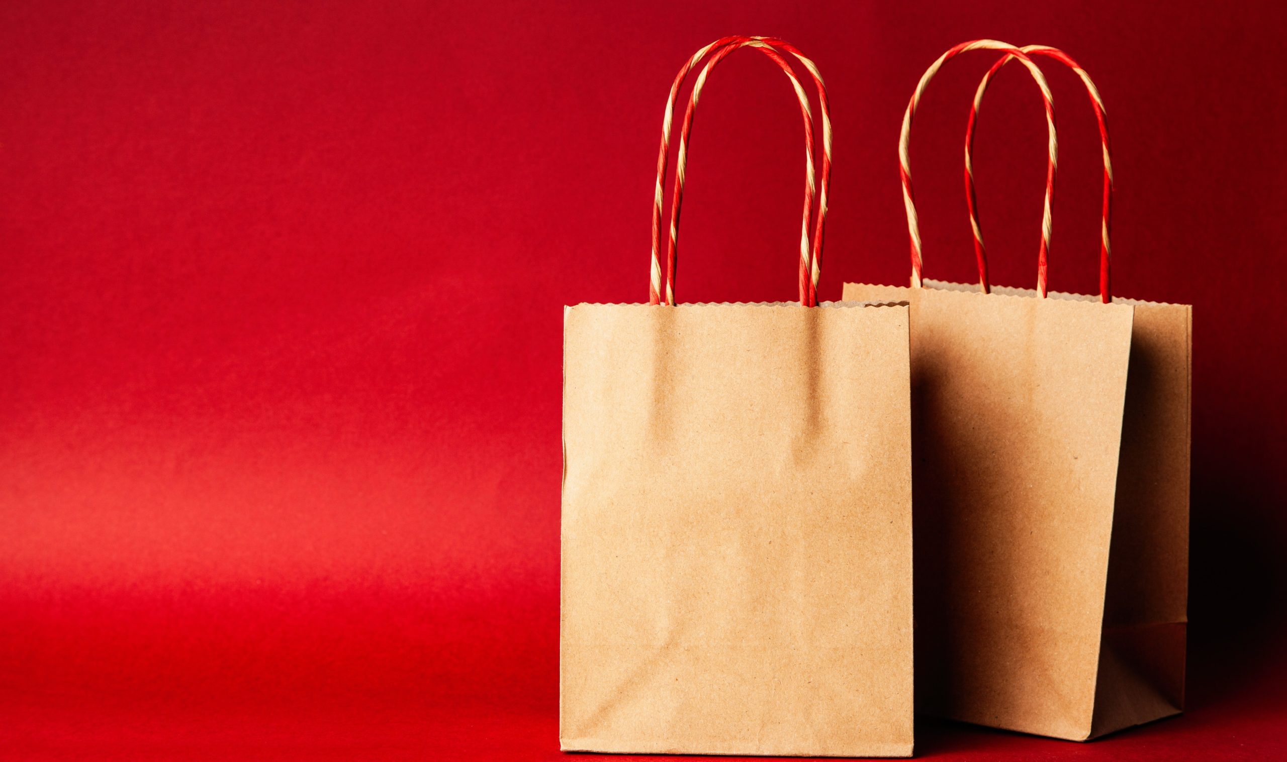 holiday shopping bags